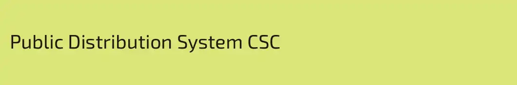 Public Distribution System CSC